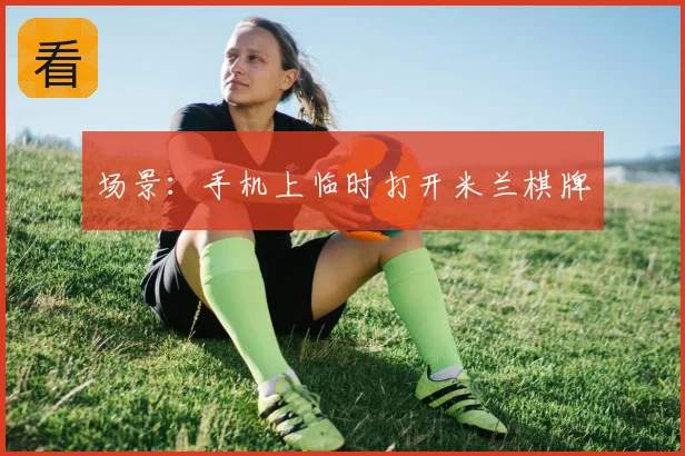 场景：手机上临时打开米兰棋牌